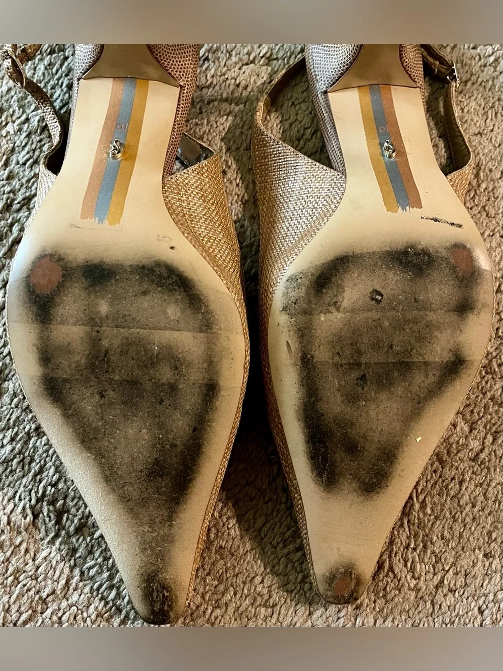 Sam Edelman Bianka Pointed Slingback Heels in Tan